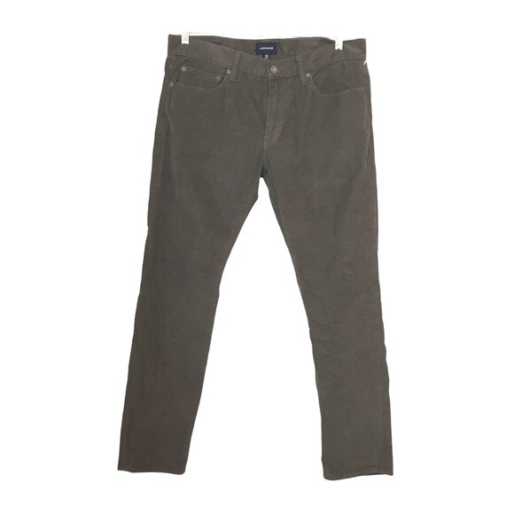 J.Crew 484 Slim Fit Corduroy Jeans Mens Size W34 L32 Gray - Picture 1 of 9